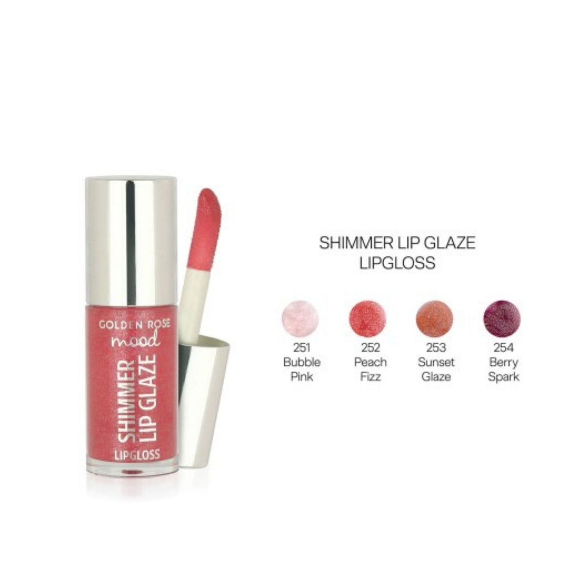 Golden Rose Mood Shimmer Lip Gloss - Lip Gloss