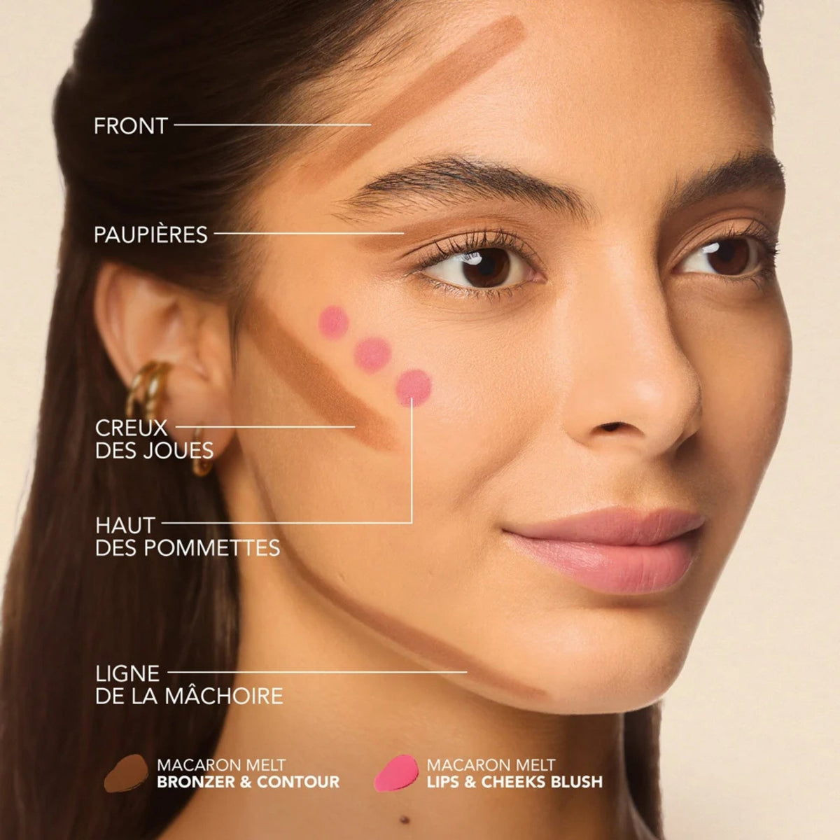 Bourjois Macaron Melt Bronzer & Contour - Contour & Highliter