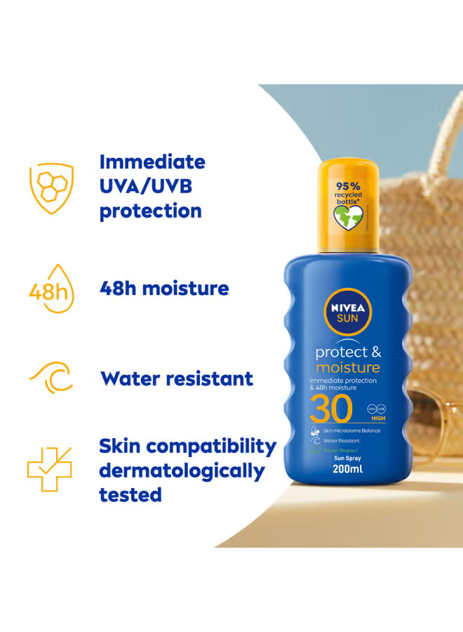 Nivea Sun Spray Protect & Moisture Spf 30