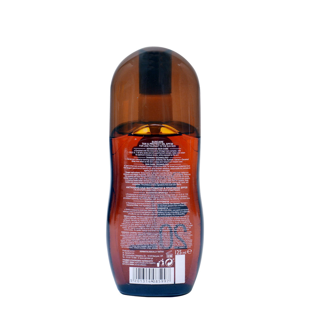 Carroten Suncare Omega Care Tan Oil Spray Spf 20
