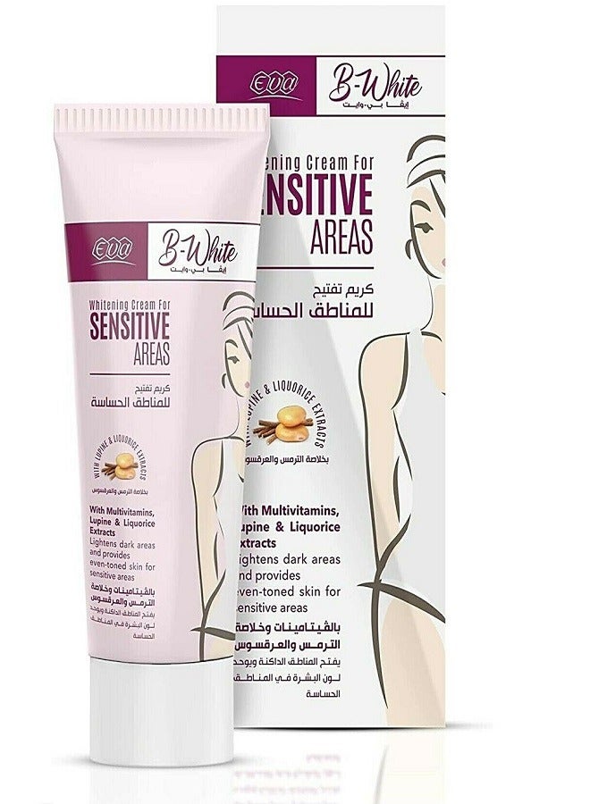 Eva B-White Whitening Cream For Sensitive Areas White