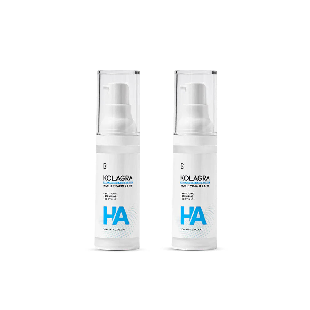 Kolagra Hyaluronic Acid Serum - 1+1 Offer