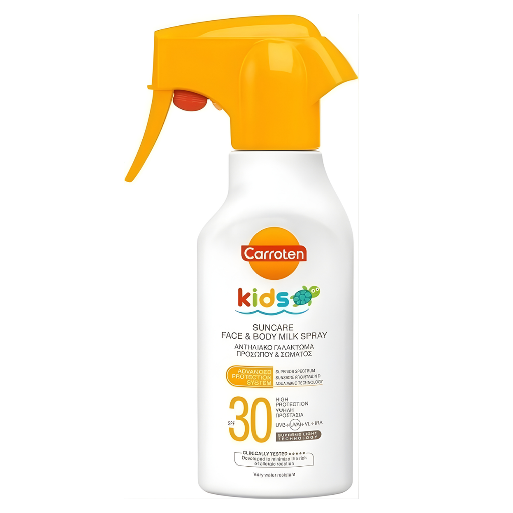 Carroten Suncare Face & Body Kids Milk Spray Spf 30