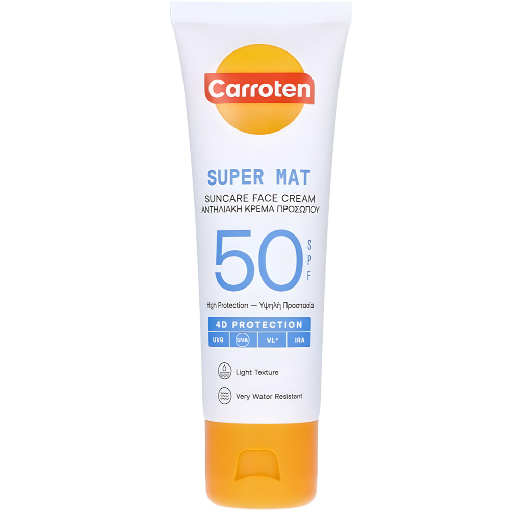 Carroten Suncare Super Mat Face Cream Spf 50
