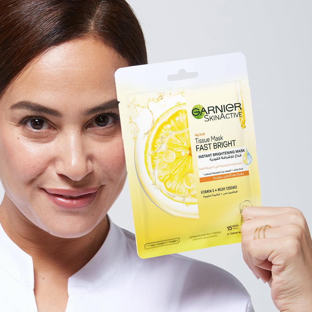 Garnier Fast Bright Serum + Fast Brightening Mask