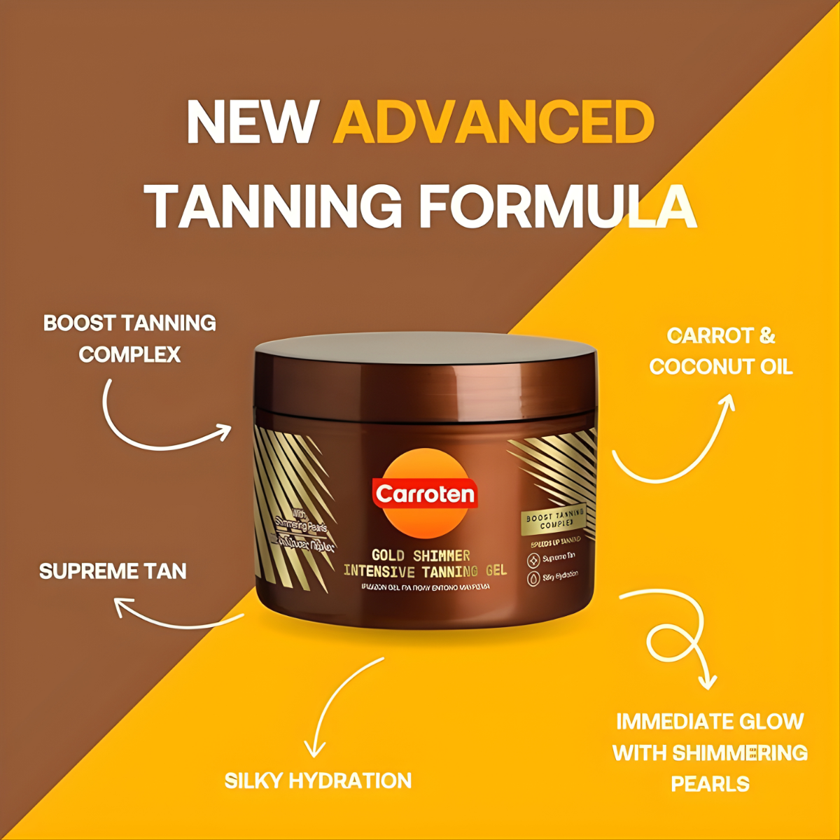 Carroten Gold Shimmer Tanning Gel