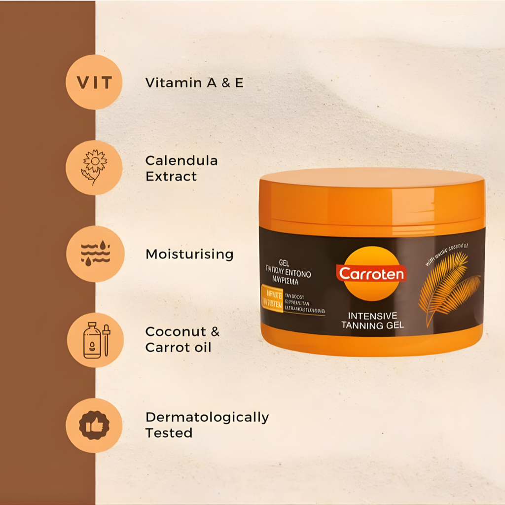 Carroten Intensive Tanning Gel