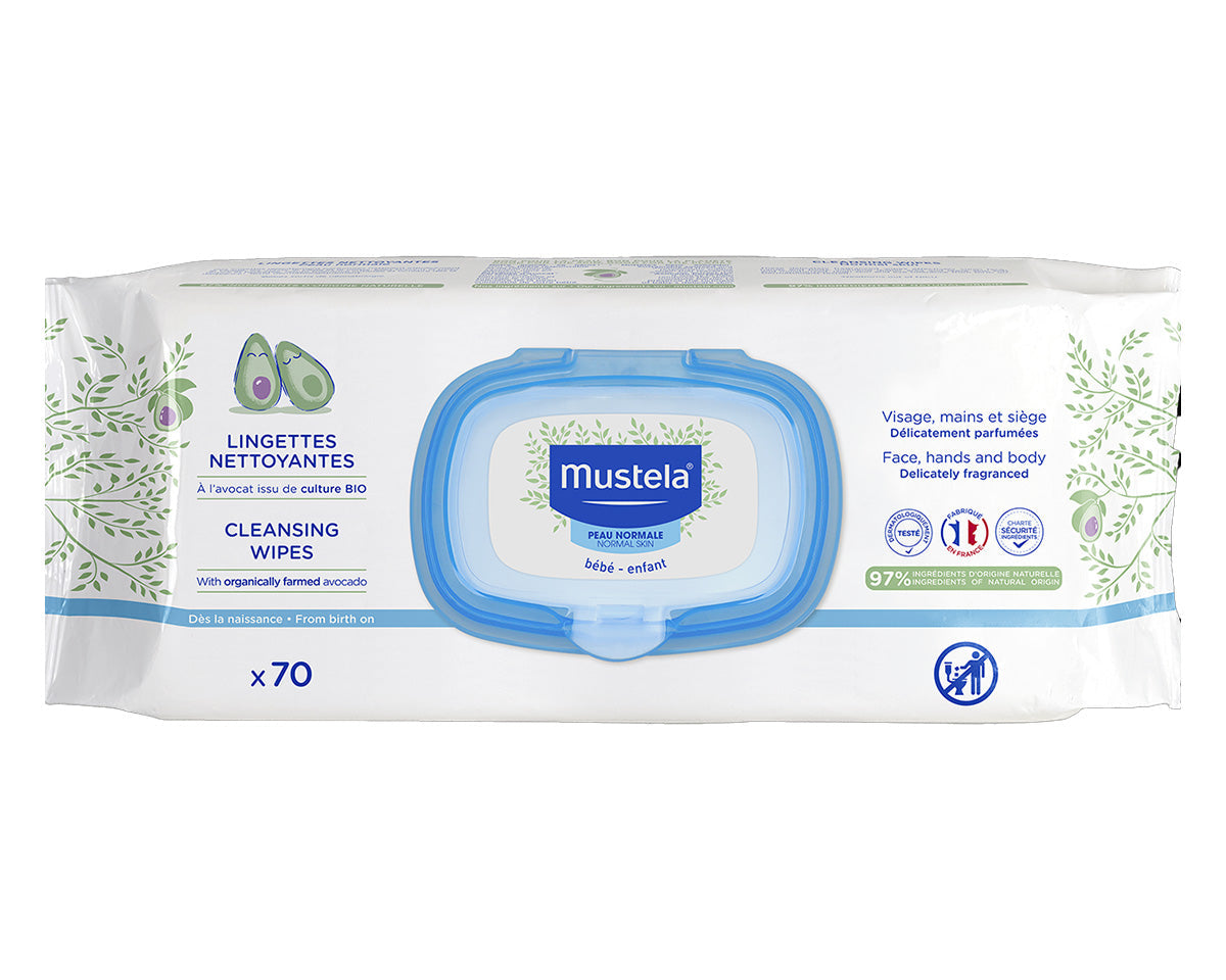 Mustela Cleansing Wipes with Avocado Main image