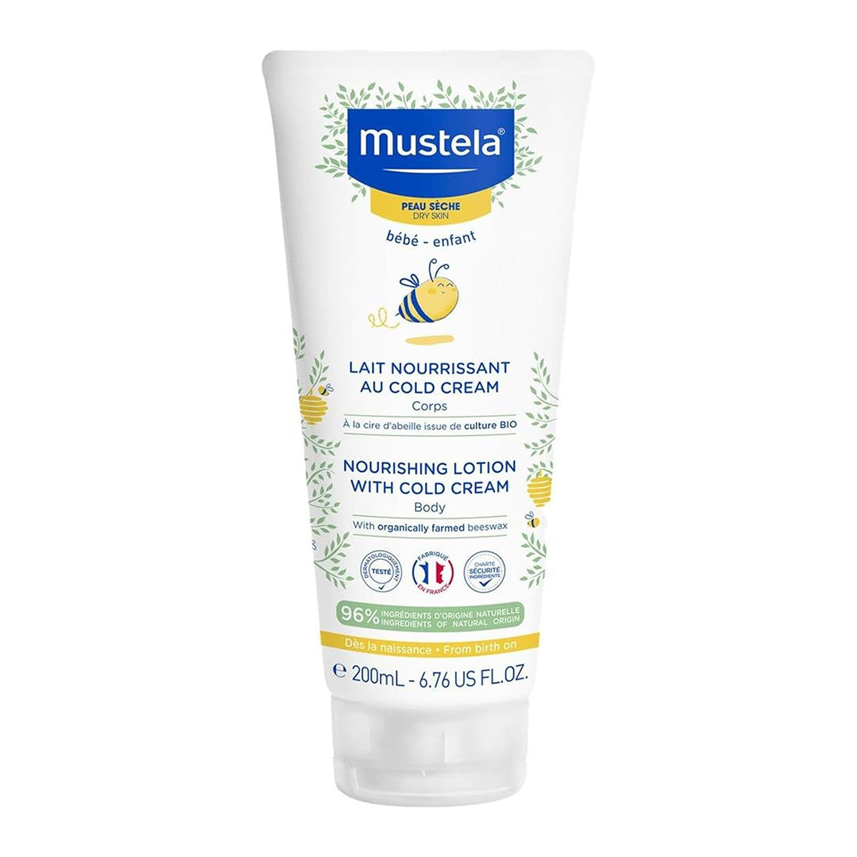 Mustela Nourishing Lotion with Cold Cream and Beeswax