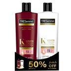 Tresemme Shampoo Keratin Smooth & Straight 400 ml + Conditioner Keratin Smooth & Straight 400 ml