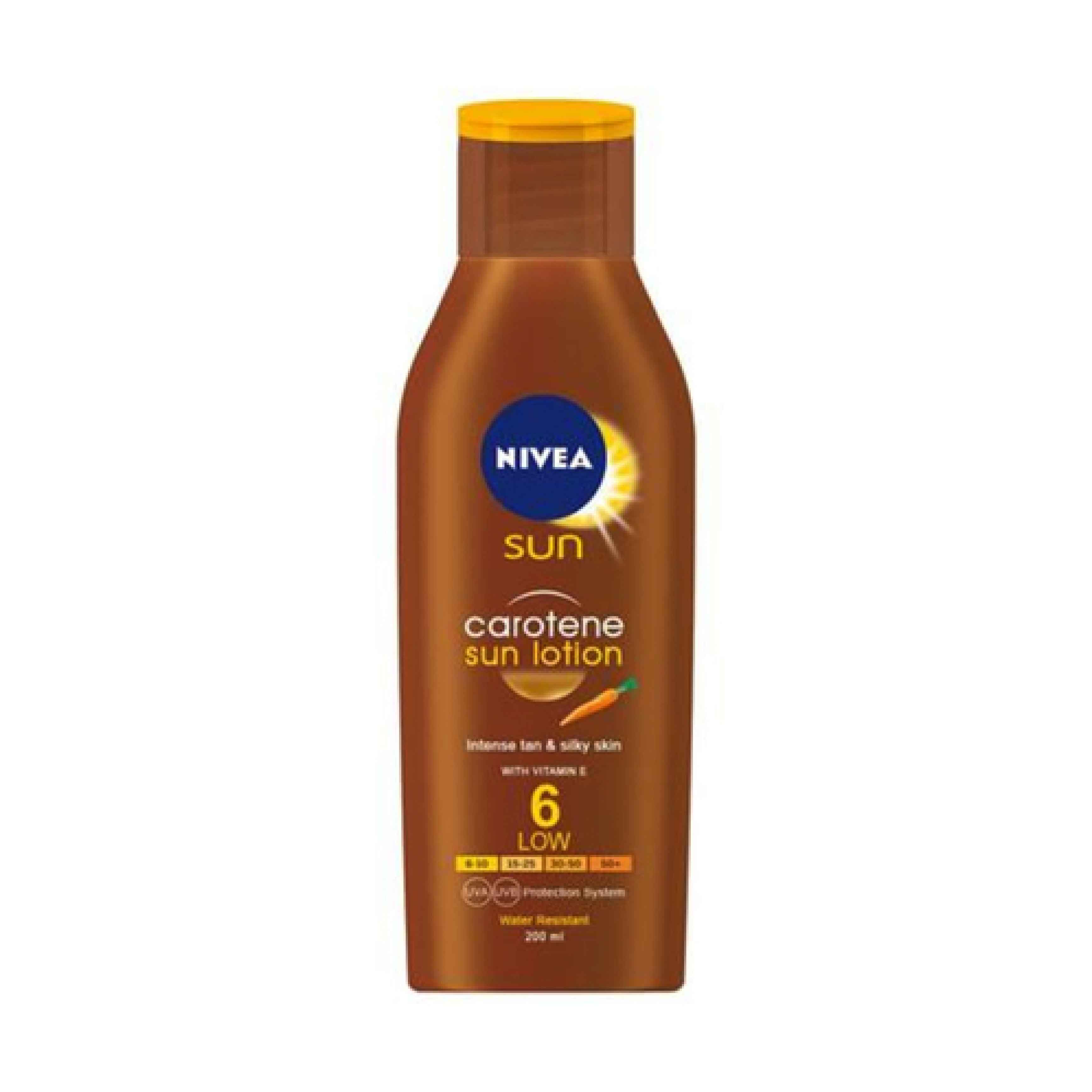 Nivea Sun Carotene SPF 6 Lotion - Low Protection Sunscreen Lotion