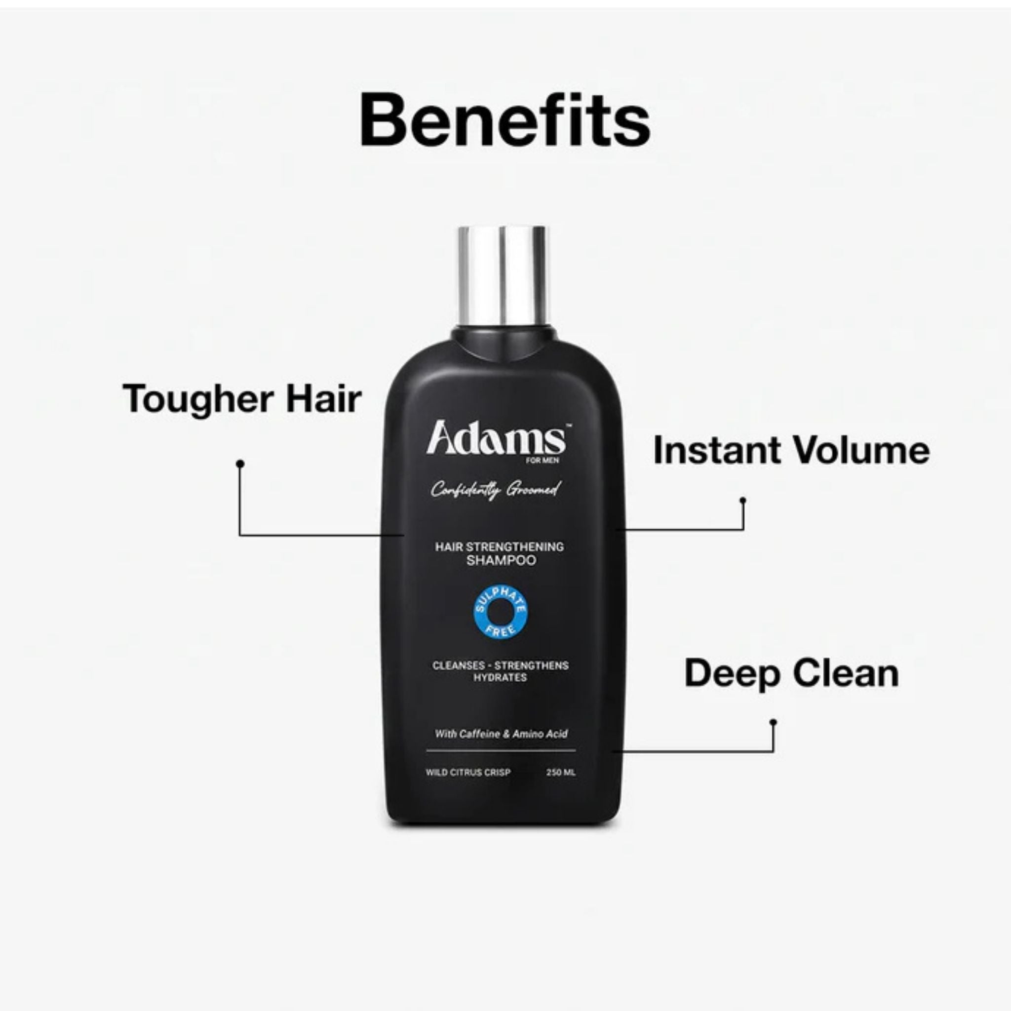 Adams Hair Strengthening Shampoo for Men - Shampoo Secondary image
