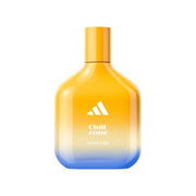 Refect Beauty Adidas Vibes Chill Zone unisex eau de parfum in a yellow to blue gradient glass bottle