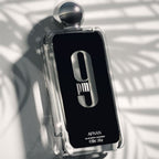 Refect Beauty Afnan 9PM Eau de Parfum for men in a sleek rectangular glass bottle with a black label and silver cap.