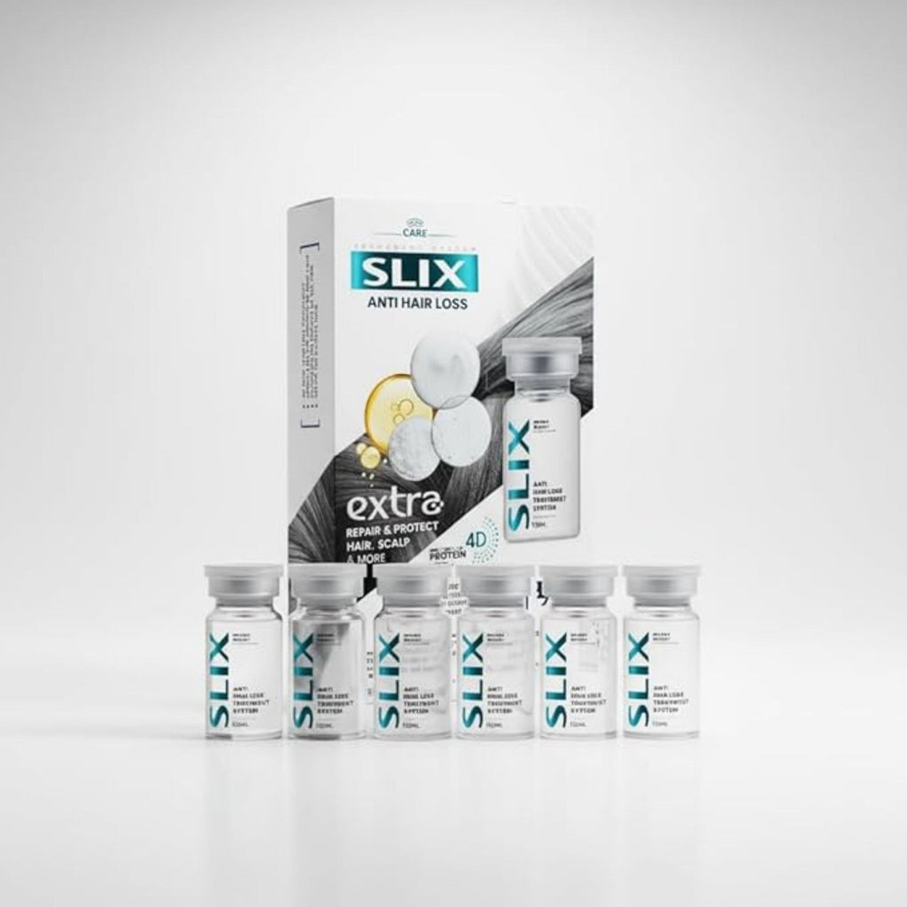 Refect Beauty Afro Silex anti-hair fall treatment set with six 10ml serum ampoules and product packaging box