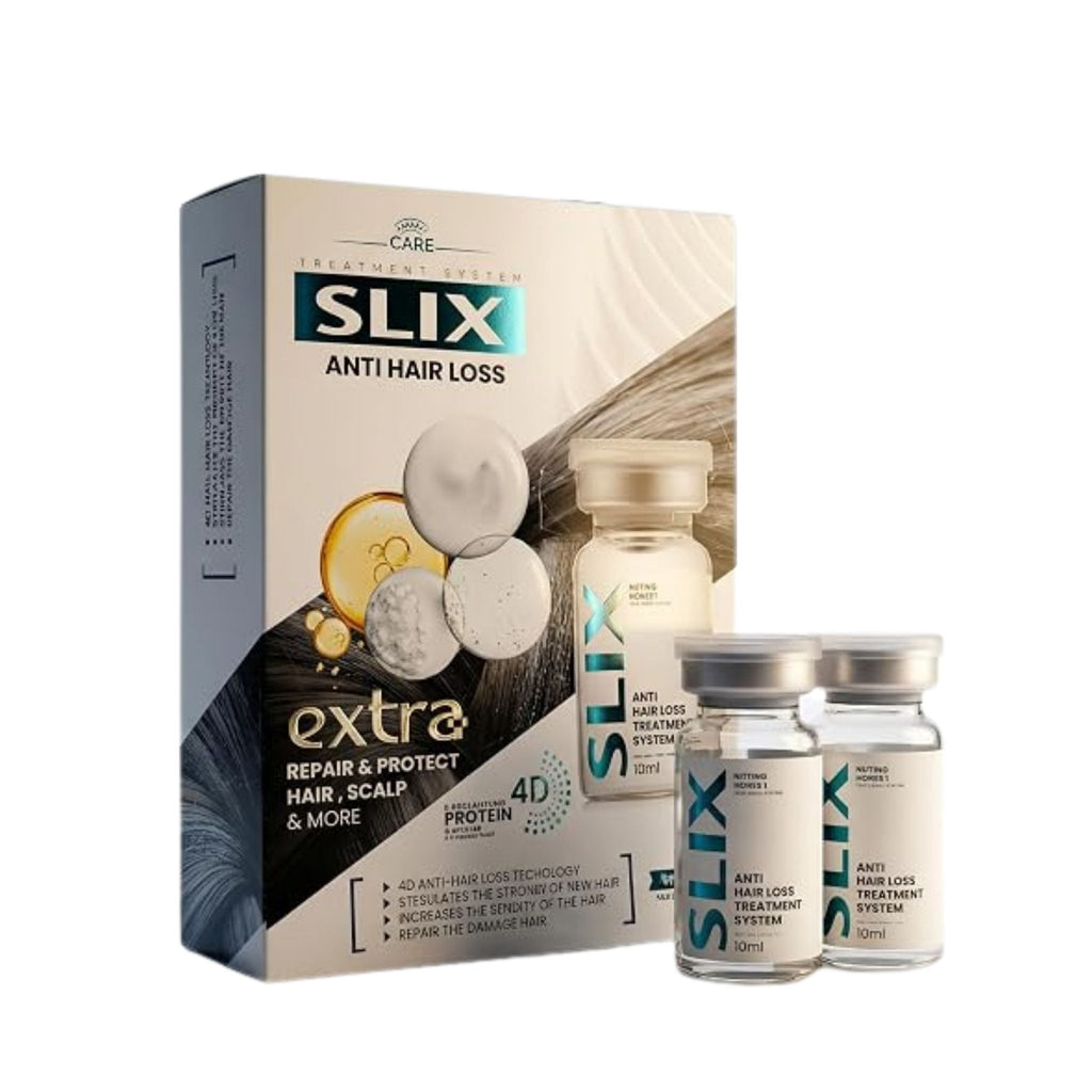 Refect Beauty Afro Silex anti-hair fall ampoules set with 10ml serum vials for intensive scalp therapy and hair growth.