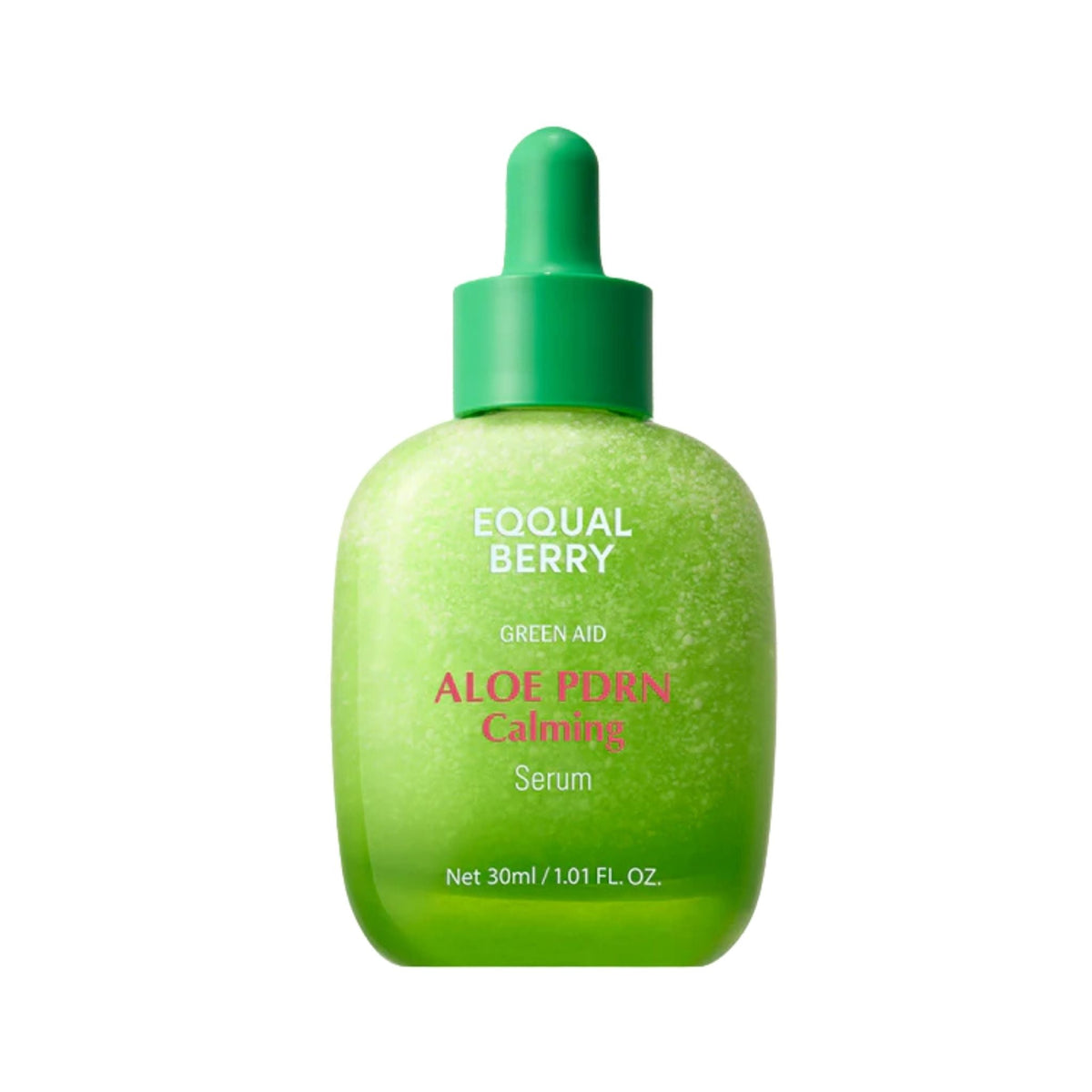 Refect Beauty Eqqualberry Aloe PDRN Calming Serum in a green dropper bottle for soothing sensitive skin