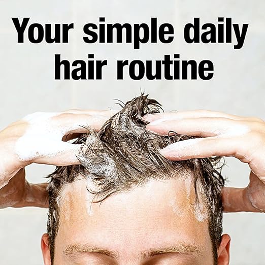 Refect Beauty Alpecin C1 Caffeine Shampoo being massaged into wet hair to stimulate roots and reduce hair loss