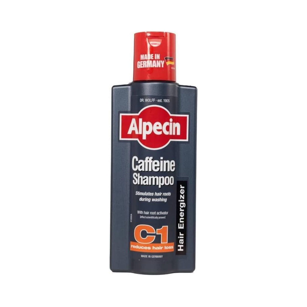 Refect Beauty Alpecin Caffeine Shampoo C1 bottle for strengthening hair roots and reducing hair loss