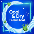 Refect Beauty Always Maxi Thick Extra Long Cool & Dry pads featuring aloe vera for cooling comfort and freshness.