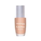 Refect Beauty Amanda Last & Shine nail polish in a soft nude shade with a high-gloss finish and silver cap.
