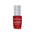 Refect Beauty Amanda Last & Shine nail polish in a vibrant red shade with a glossy finish and silver cap