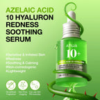 Refect Beauty Anua Azelaic Acid 10 Hyaluron soothing serum bottle with green botanical accents for sensitive skin
