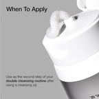 Refect Beauty Anua Hyaluronic Acid and Panthenol foaming cleanser with rich white cream texture on tube nozzle