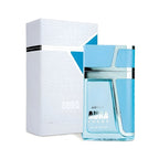 Refect Beauty Armaf Aura Fresh Eau de Parfum bottle with white textured box featuring blue accents