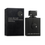 Refect Beauty Armaf Club de Nuit Intense Eau de Parfum bottle and black textured box with silver crystal accents.