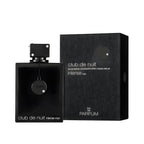Refect Beauty Armaf Club de Nuit Intense Eau de Parfum black bottle and matching box with elegant minimalist design.