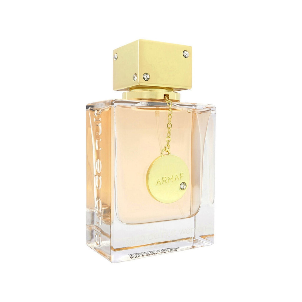 Refect Beauty Armaf Club De Nuit Eau de Parfum in a clear glass bottle with a gold cap and decorative charm Main image