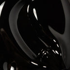 Refect Beauty Astra Lasting Gel Effect nail polish in a deep black shade with a high-shine glossy finish