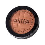 Refect Beauty Astra Bronze Skin Powder in a round compact with a geometric embossed pattern for a natural tan finish. 11
