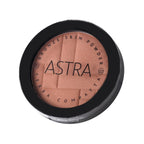 Refect Beauty Astra Bronze Skin Powder in a round black compact with a geometric embossed pattern on the bronzer 10