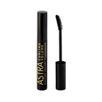 Refect Beauty Astra Curling Volume mascara tube in black with a curved fiber brush applicator for lifted lashes