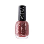 Refect Beauty Astra Lasting Gel Effect nail polish in a dusty rose shade with a high-shine glossy finish