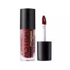 Refect Beauty Astra Hypnotize liquid lipstick in a deep red shade with a black cap and doe-foot applicator