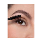 Refect Beauty Astra Instacurls mascara with curved applicator applying black volume and curl to eyelashes