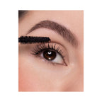 Refect Beauty Astra Instalength mascara brush applying black lengthening formula to individual eyelashes