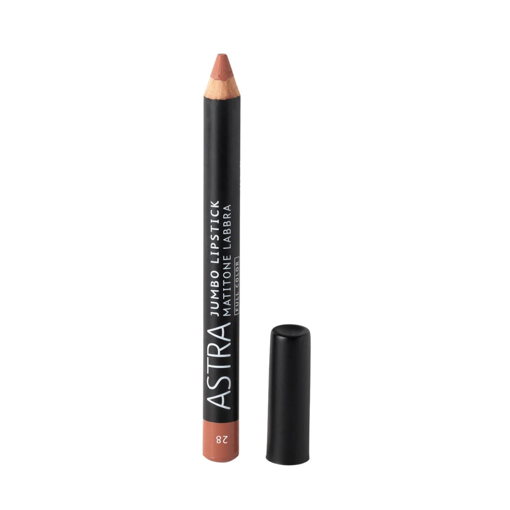 Refect Beauty Astra Jumbo Lipstick lip pencil in a nude shade with a black cap, featuring a creamy, smooth design. 28