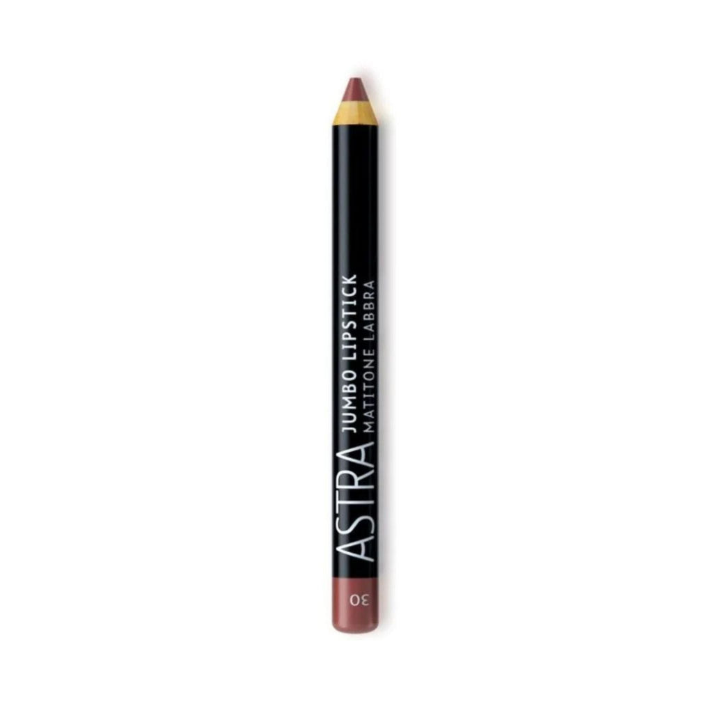 Refect Beauty Astra Jumbo Lipstick lip pencil in a creamy mauve shade with a black barrel and precise tip 30