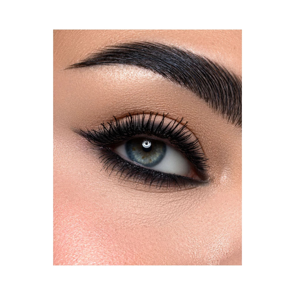 Refect Beauty Astra Kohl Black kajal eye pencil applied on the waterline and lash line for a defined look