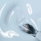 Refect Beauty Astra Lasting Gel Effect nail polish in a glossy light blue shade with a brush applicator