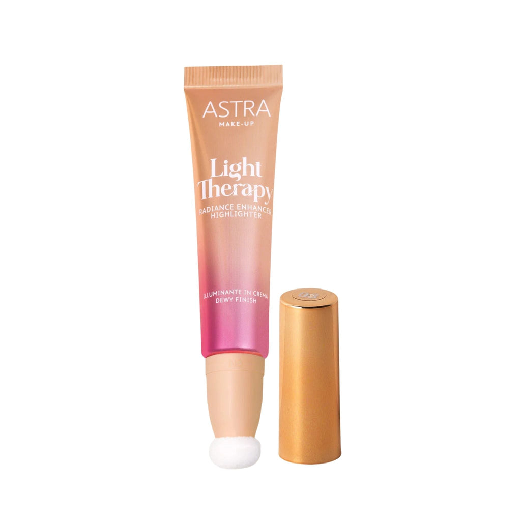Refect Beauty Astra Light Therapy liquid highlighter in a gradient tube with a built-in sponge applicator 03