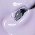 Refect Beauty Astra Lasting Gel Effect nail polish in a soft pastel lavender shade with a glossy gel-like finish.