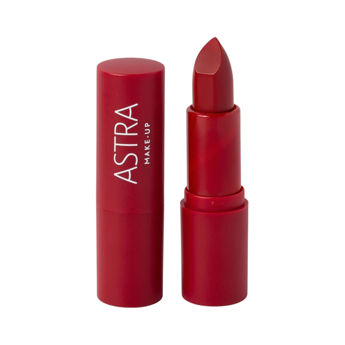 Refect Beauty Astra Lip Creamynal lipstick in an intense cherry red shade with a luminous finish 09