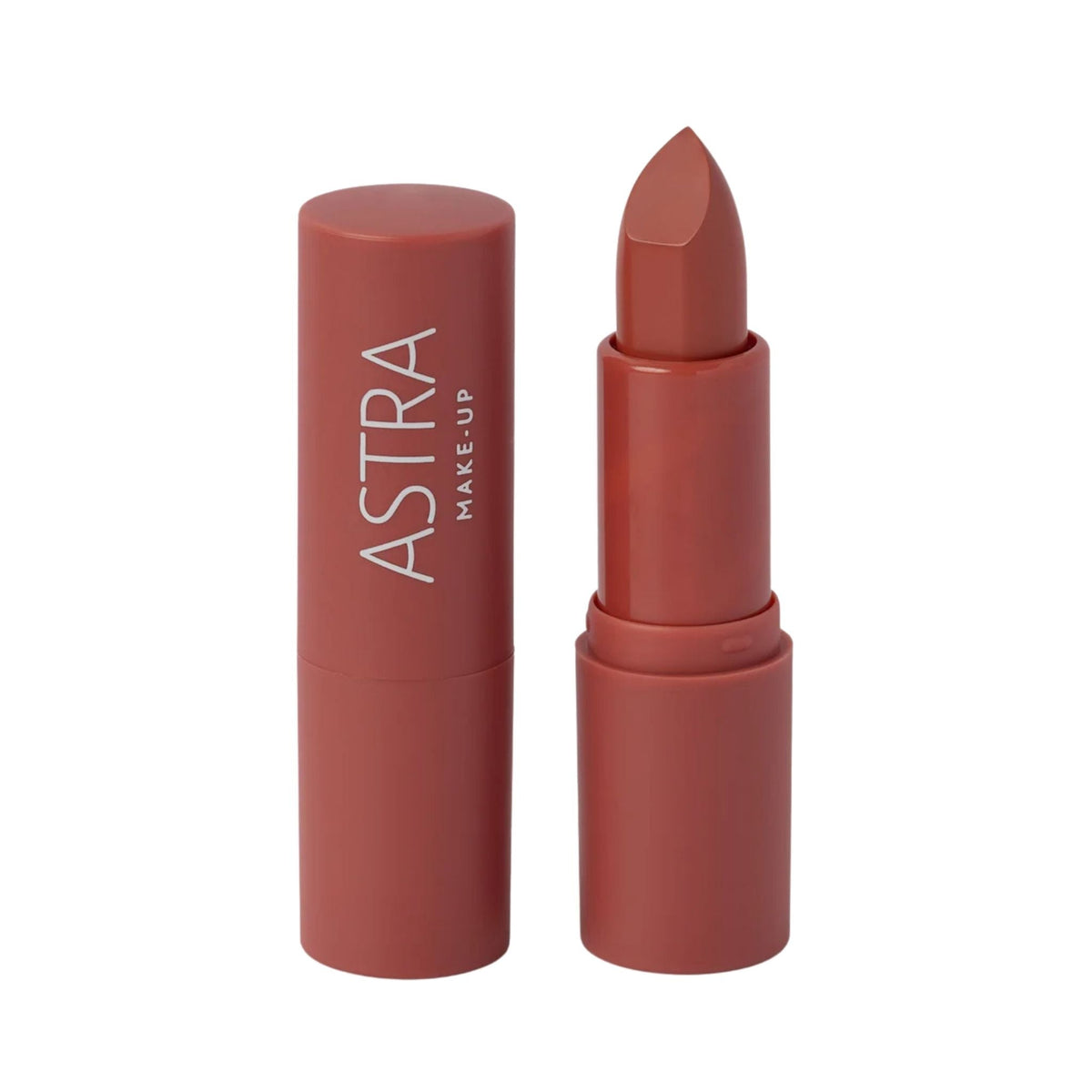 Refect Beauty Astra Lip Creamynal lipstick in a medium biscuit nude shade with a luminous and creamy finish 06