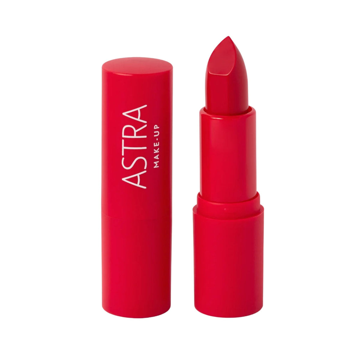 Refect Beauty Astra Lip Creamynal lipstick in an intense cherry red shade with a luminous and vibrant finish. 08
