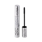 Refect Beauty Astra Luxurious Length intense black mascara with a silver tube and silicone applicator brush.